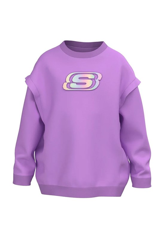 Skechers Kız Çocuk Kapüşonsuz Sweatshirt