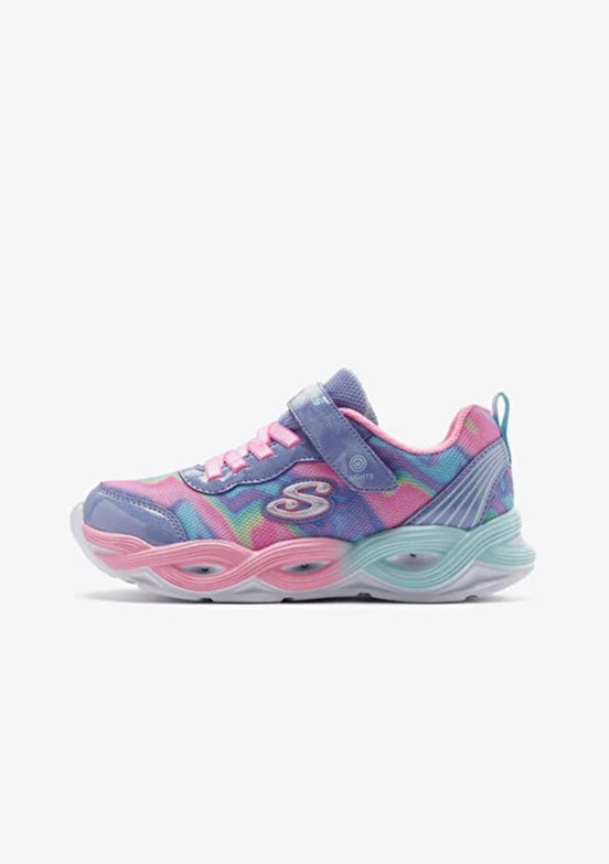 Skechers Çok Renkli Kız Çocuk Twisty Glow - Sorbet Swirl Sneaker Ayakkabı