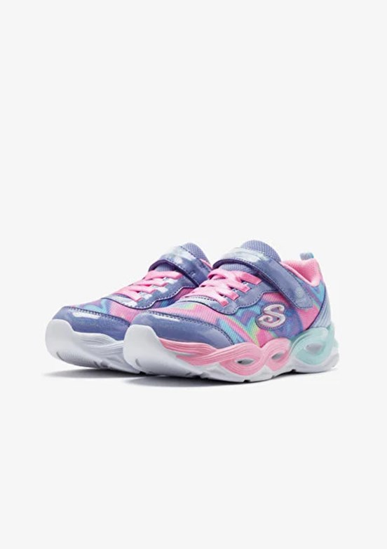 Skechers Çok Renkli Kız Çocuk Twisty Glow - Sorbet Swirl Sneaker Ayakkabı