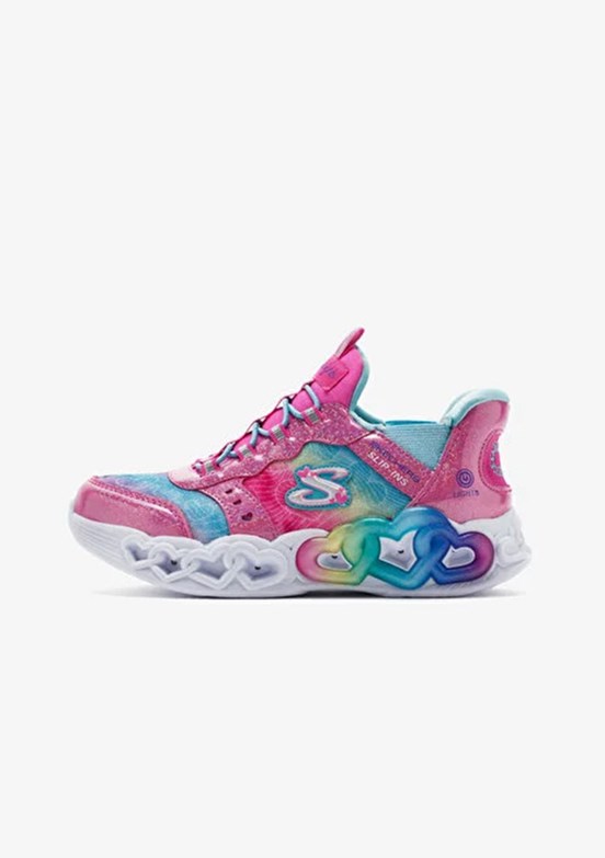 Skechers Pembe Kız Çocuk Infinite Heart Lights - Eternal Shimmer Sneaker Ayakkabı