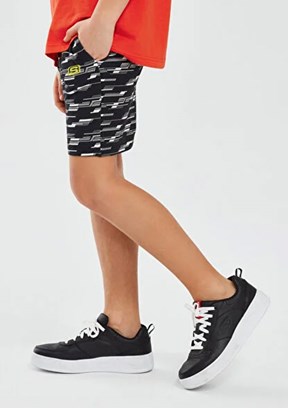 Skechers Siyah Erkek Çocuk Cepli Şort