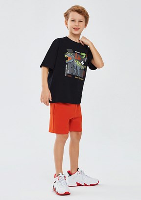 Skechers Erkek Çocuk Baskılı T-Shirt