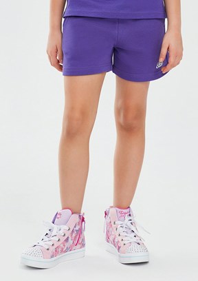 Skechers Mor Kız Çocuk Cepli Şort