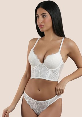 NEW BRA - 3341570000 Kadın Beyaz Sütyen Külot Takımı