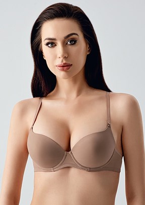 NEW BRA - 3370150000 Kadın Capucino Destekli Basic Sütyen