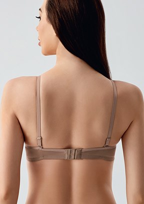 NEW BRA - 3370150000 Kadın Capucino Destekli Basic Sütyen