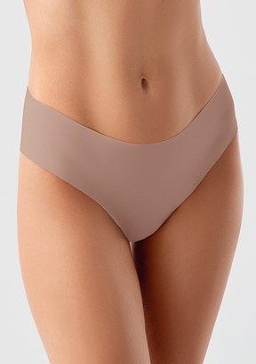NEW BRA - 3692030000 Kadın Capucino Slip Lazer Kesim Külot