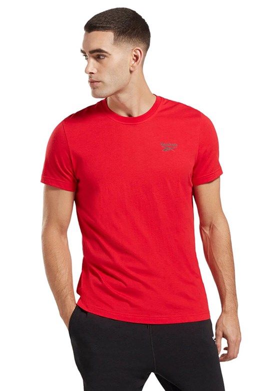 Reebok Kırmızı Erkek Baskılı T-Shirt