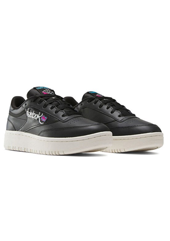 REEBOK Club C Double - 100074479 Kadın Siyah Sneaker Ayakkabı