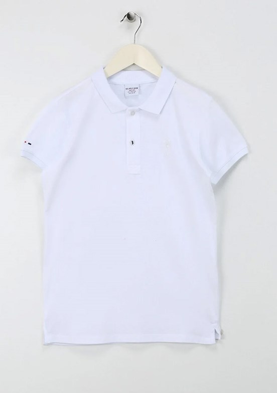 U.S. Polo Assn Beyaz Erkek Çocuk Basic T-Shirt