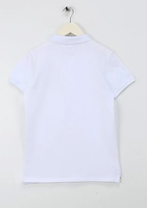U.S. Polo Assn Beyaz Erkek Çocuk Basic T-Shirt