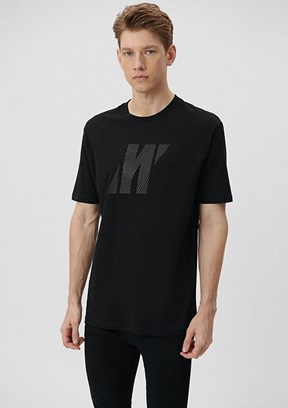 Mavi Erkek Baskılı T-Shirt