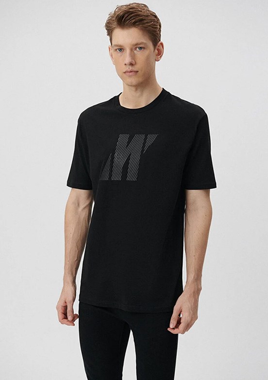 Mavi Erkek Baskılı T-Shirt