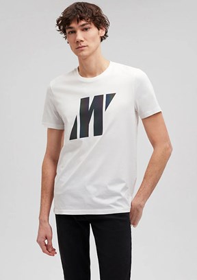 Mavi Erkek Baskılı T-Shirt