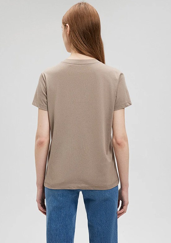 Mavi Kadın Baskılı T-Shirt