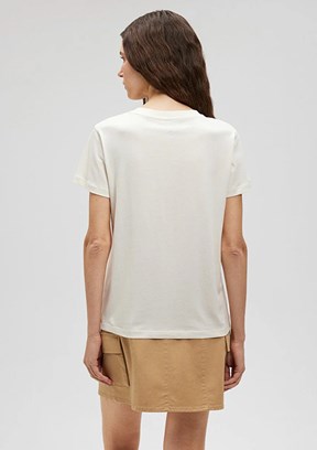 Mavi Kadın Baskılı T-Shirt