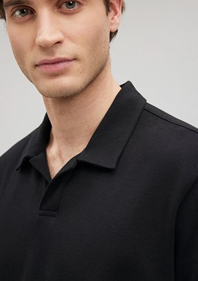 Mavi Siyah Erkek Polo Yaka T-Shirt
