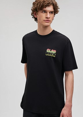 Mavi Erkek Baskılı T-Shirt