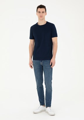 Pierre Cardin Mavi Erkek Slim Jean Pantolon
