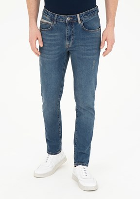 Pierre Cardin Mavi Erkek Slim Jean Pantolon