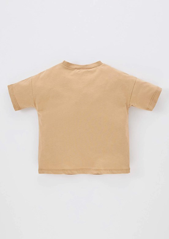 Defacto Bej Erkek Bebek Basic T-Shirt