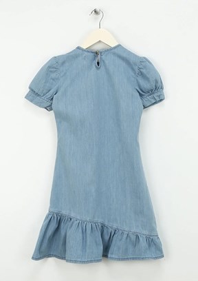 Lee Cooper Kız Çocuk Denim Elbise