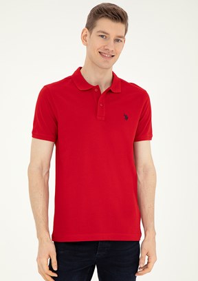 U.S. Polo Assn Kırmızı Erkek Basic T-Shirt