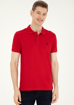 U.S. Polo Assn Kırmızı Erkek Basic T-Shirt