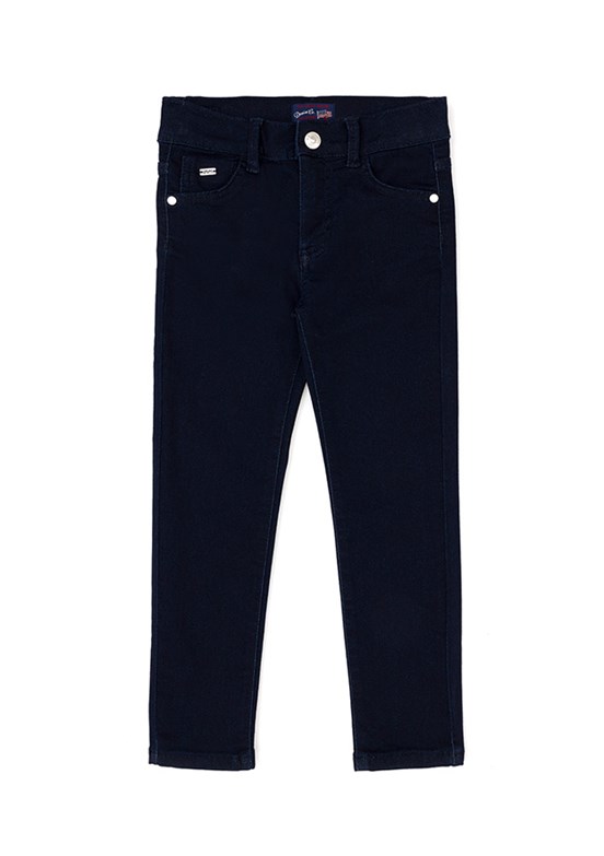 US POLO ASSN - Kız Çocuk Mavi Oversize Jean Pantolon
