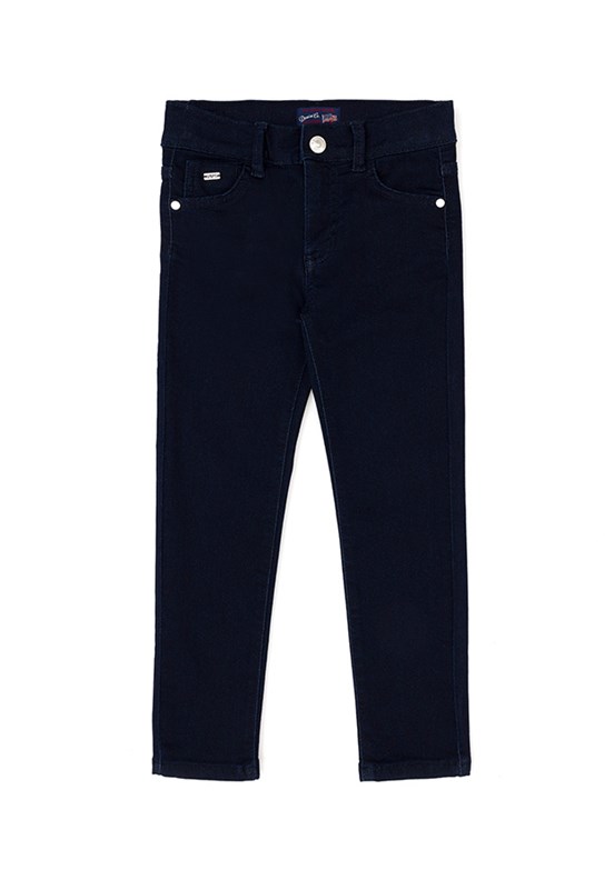 US POLO ASSN - Kız Çocuk Mavi Oversize Jean Pantolon