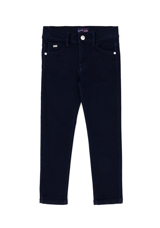 US POLO ASSN Kız Çocuk Mavi Oversize Jean Pantolon