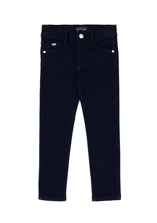 US POLO ASSN Kız Çocuk Mavi Oversize Jean Pantolon