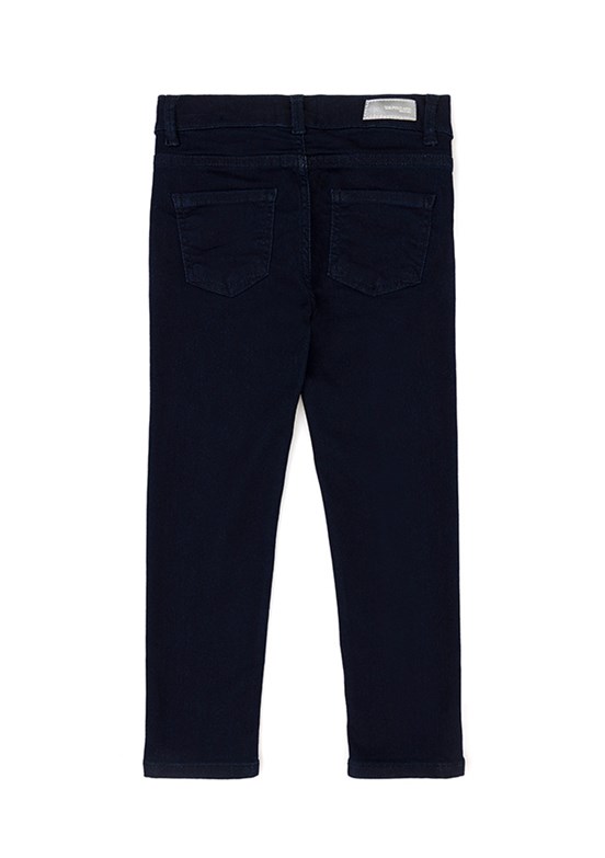 US POLO ASSN Kız Çocuk Mavi Oversize Jean Pantolon
