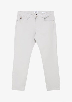 U.S. Polo Assn Gri Erkek Slim Pantolon