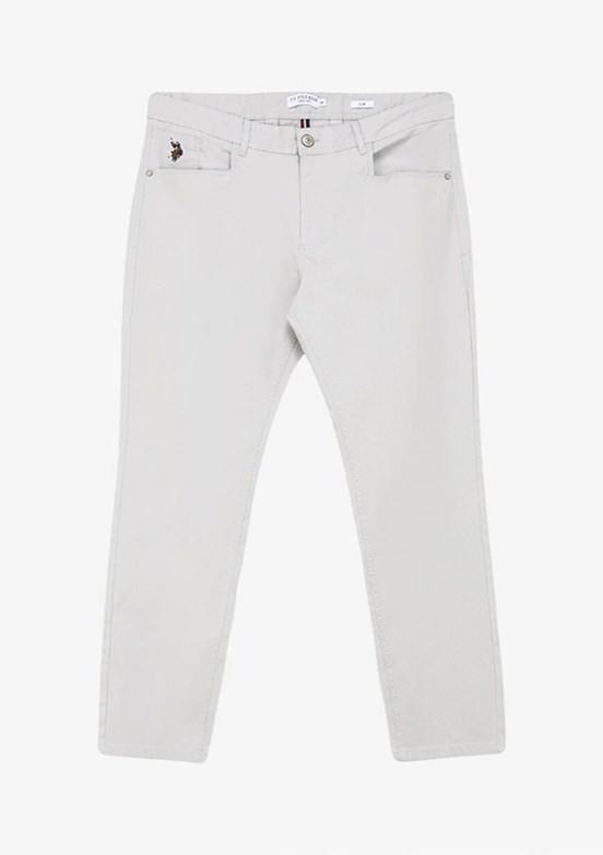 U.S. Polo Assn Gri Erkek Slim Pantolon