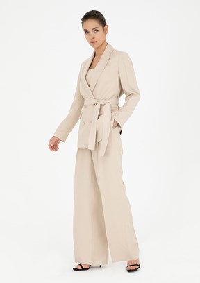 Pierre Cardin Bej Kadın Relax Pantolon