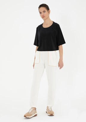 Pierre Cardin Beyaz Kadın Regular Pantolon