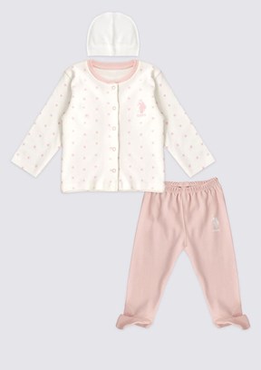 U.S. Polo Assn Kız Bebek Pijama Takımı