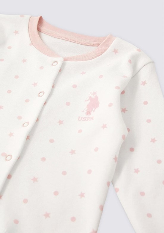 U.S. Polo Assn Kız Bebek Pijama Takımı