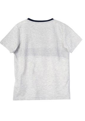 Benetton Gri Erkek Çocuk Basic T-Shirt