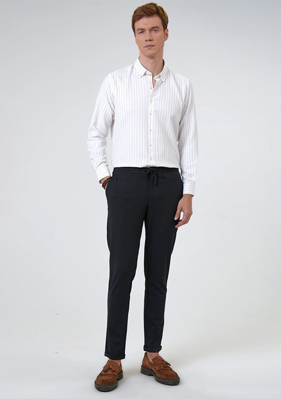 Süvari Siyah Erkek Jogger Pantolon