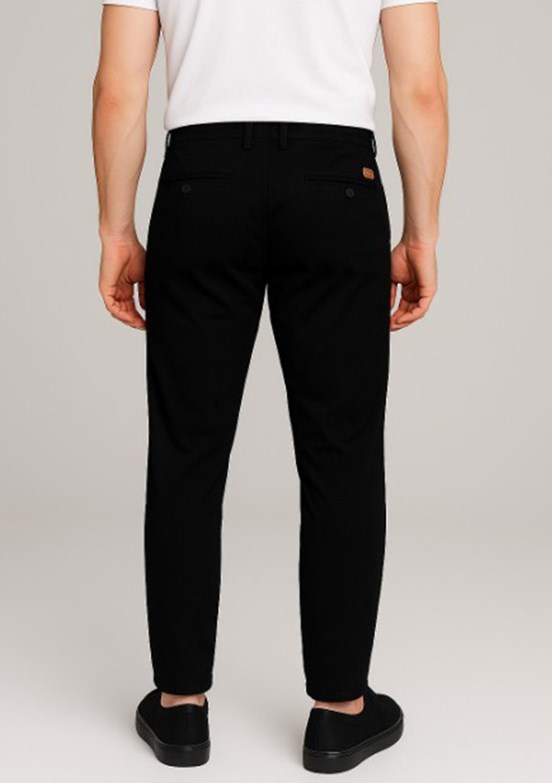 Süvari Siyah Erkek Regular Pantolon