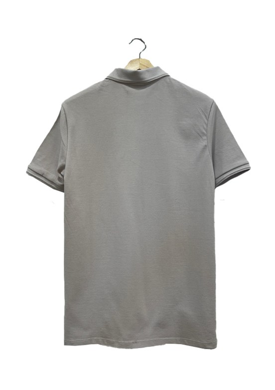 Back & Bond Gri Erkek Polo Yaka T-Shirt