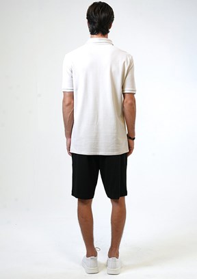 Back & Bond Gri Erkek Polo Yaka T-Shirt