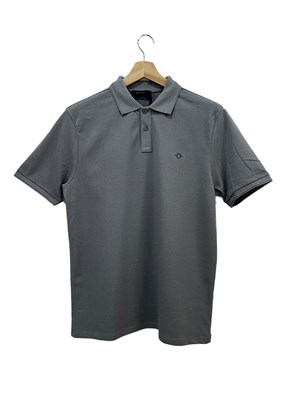 Back & Bond Gri Erkek Polo Yaka T-Shirt