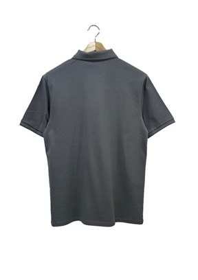 Back & Bond Gri Erkek Polo Yaka T-Shirt