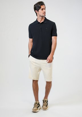 Back & Bond Siyah Erkek Polo Yaka T-Shirt