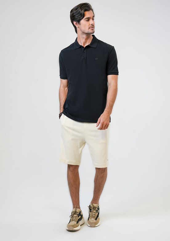 Back & Bond Siyah Erkek Polo Yaka T-Shirt