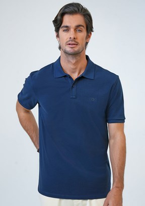 Back & Bond Lacivert Erkek Polo Yaka T-Shirt