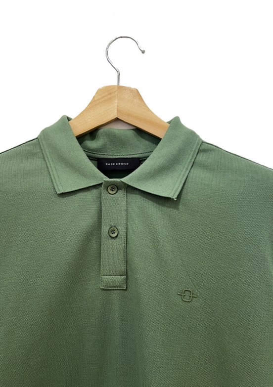 Back & Bond Yeşil Erkek Polo Yaka T-Shirt